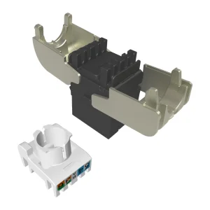 10G keystone Solarix CAT6A UTP RJ45 RAL FIT černý - obrázek 3