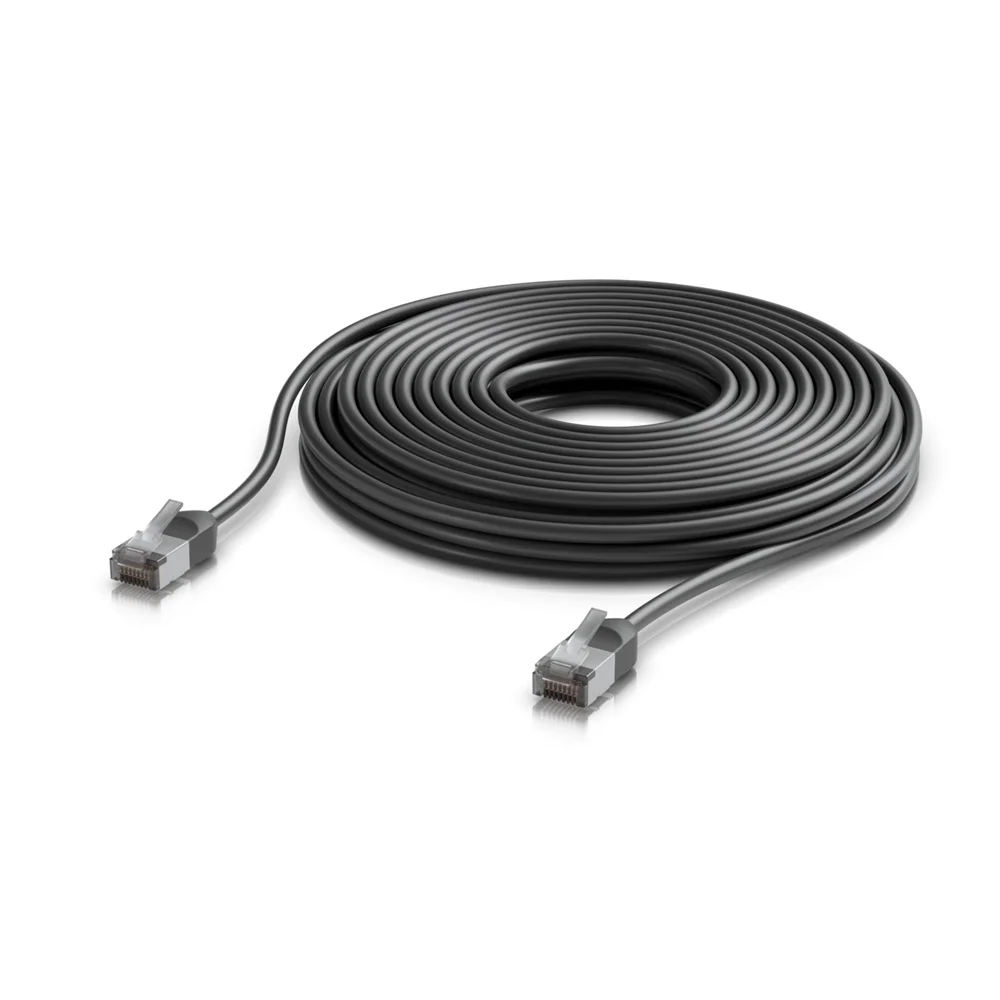 Ubiquiti UACC-Cable-Patch-Outdoor-C6A-12M-BK, UniFi Premium Patch Cable Outdoor, 12m, černá