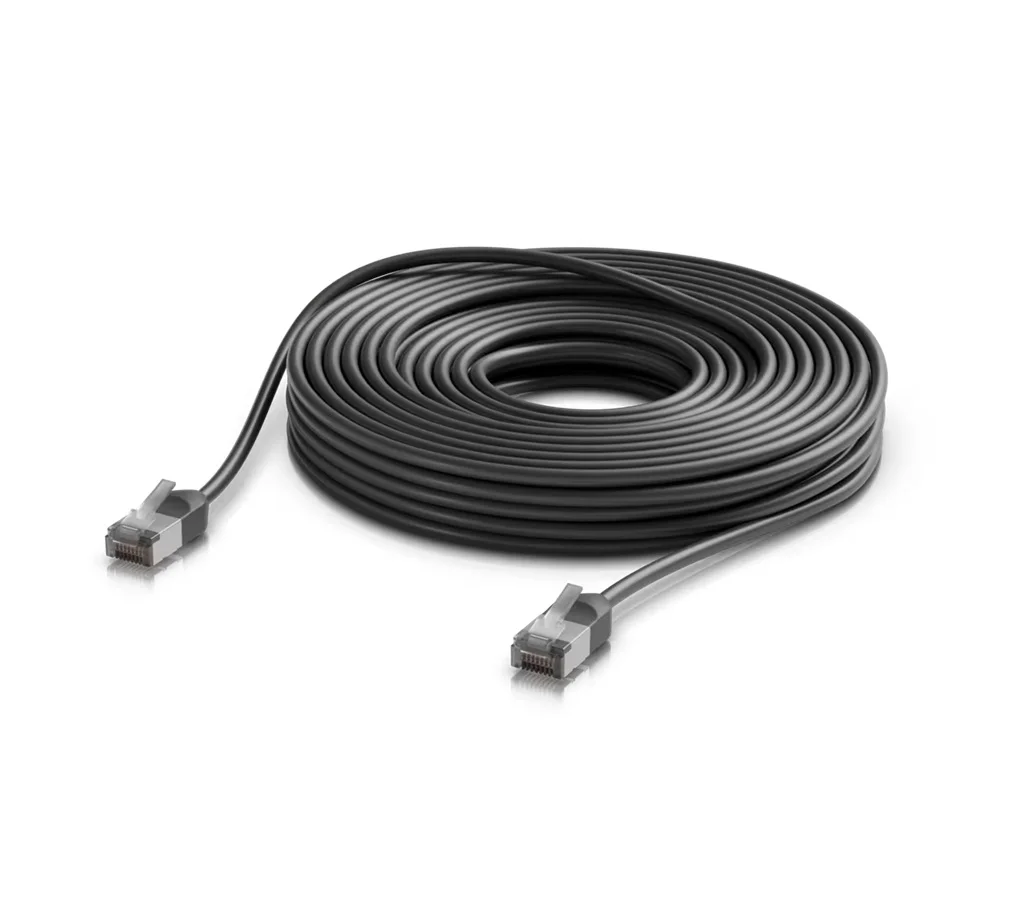 Ubiquiti UACC-Cable-Patch-Outdoor-C6A-15M-BK, UniFi Premium Patch Cable Outdoor, 15m, černá