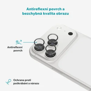 Epico Clear AntiReflective Lens Protector iPhone 18 Pro Max - obrázek 3