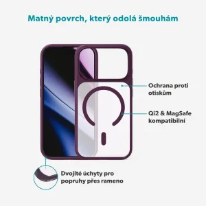Epico HeroMatte Mag+ Case iPhone 17 Pro/18 Pro fialová - obrázek 3