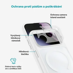 Epico HeroMatte Mag+ Case iPhone 17 Pro/18 Pro bílá - obrázek 4