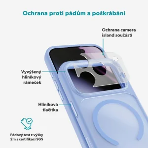 Epico HeroMatte Mag+ Case iPhone 17 Pro Max/18 Pro Max modrá - obrázek 4
