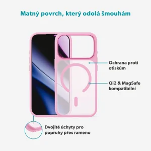 Epico HeroMatte Mag+ Case iPhone 17 Pro Max/18 Pro Max růžová - obrázek 5