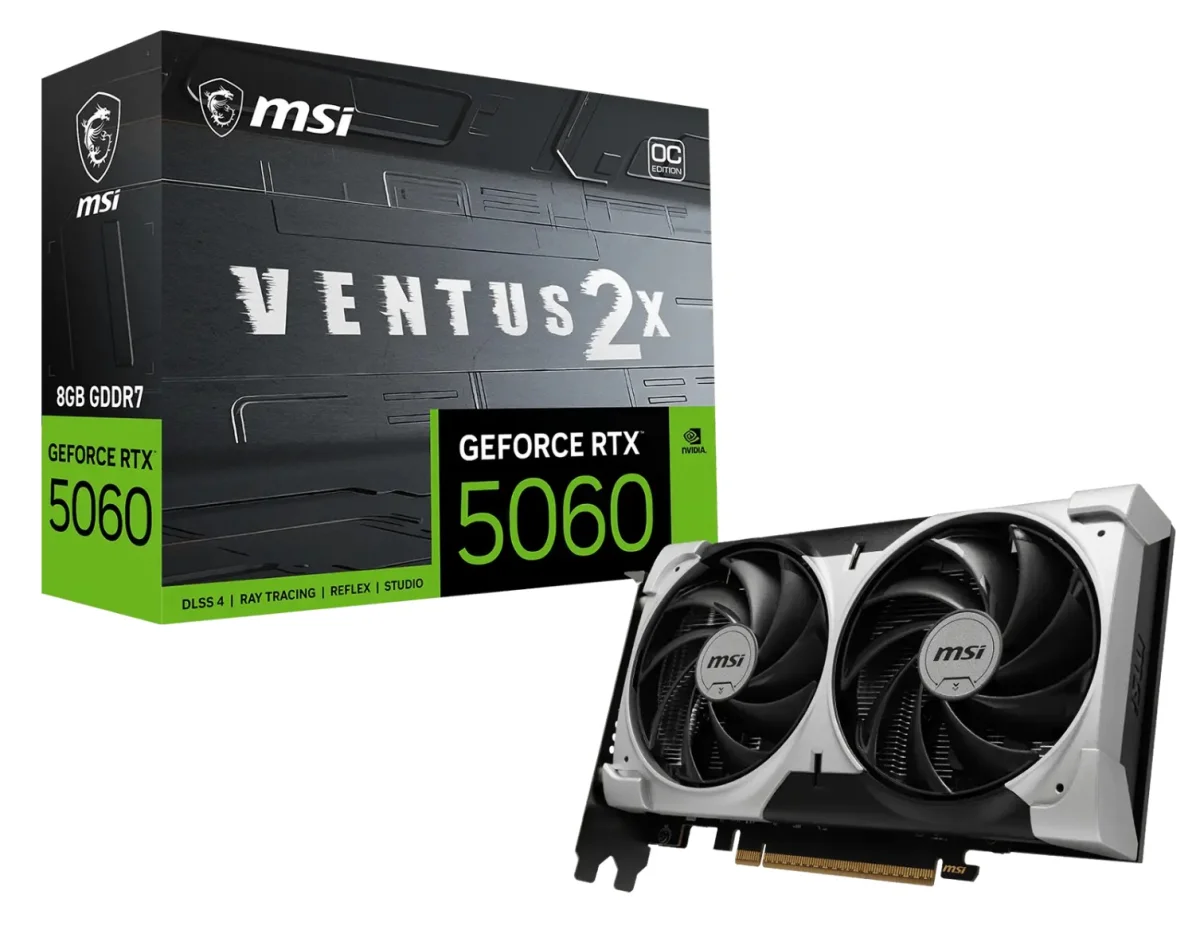 MSI RTX 5060 8GB VENTUS 2X OC