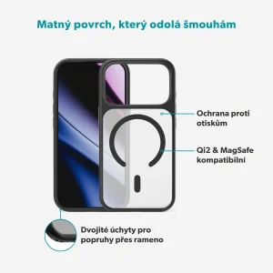 Epico HeroMatte Mag+ Case iPhone 17 Pro Max/18 Pro Max černá - obrázek 5