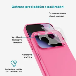 Epico Silicone Mag+ Case iPhone 17 Pro/18 Pro růžová - obrázek 4