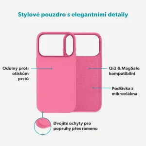 Epico Silicone Mag+ Case iPhone 17 Pro/18 Pro růžová - obrázek 5
