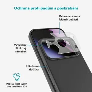 Epico Silicone Mag+ Case iPhone 17 Pro/18 Pro černá - obrázek 4