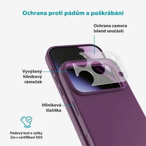 Epico Silicone Mag+ Case iPhone 17 Pro Max/18 Pro Max fialová - obrázek 4