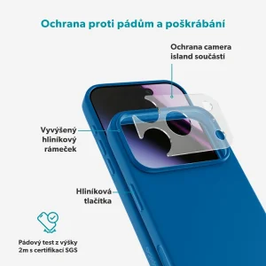 Epico Silicone Mag+ Case iPhone 17 Pro Max/18 Pro Max modrá - obrázek 4