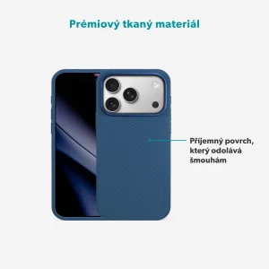 Epico SolidWoven Mag+ Case iPhone 17 Pro/18 Pro modrá - obrázek 3