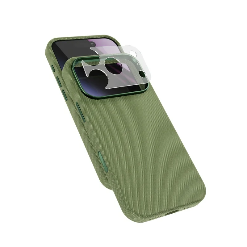 Epico SolidWoven Mag+ Case iPhone 17 Pro/18 Pro zelená