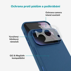 Epico SolidWoven Mag+ Case iPhone 17 Pro Max/18 Pro Max modrá - obrázek 4