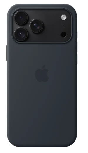iPhone 18 Pro Max Silicone Case with MS - N.Blue - obrázek 3