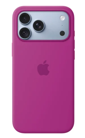iPhone 18 Pro Max Silicone Case with MS - Magenta - obrázek 2