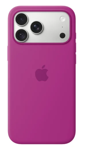 iPhone 18 Pro Max Silicone Case with MS - Magenta - obrázek 3