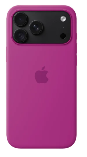 iPhone 18 Pro Max Silicone Case with MS - Magenta - obrázek 4