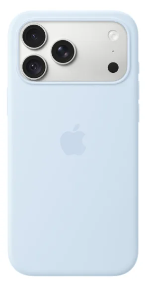 iPhone 18 Pro Max Silicone Case with MS - Cr.Blue - obrázek 2