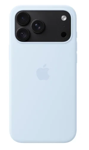 iPhone 18 Pro Max Silicone Case with MS - Cr.Blue - obrázek 3