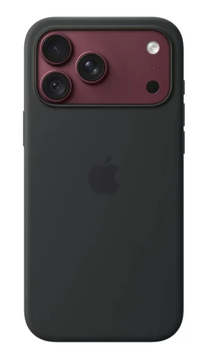 iPhone 18 Pro Max Silicone Case with MS - Black - obrázek 2