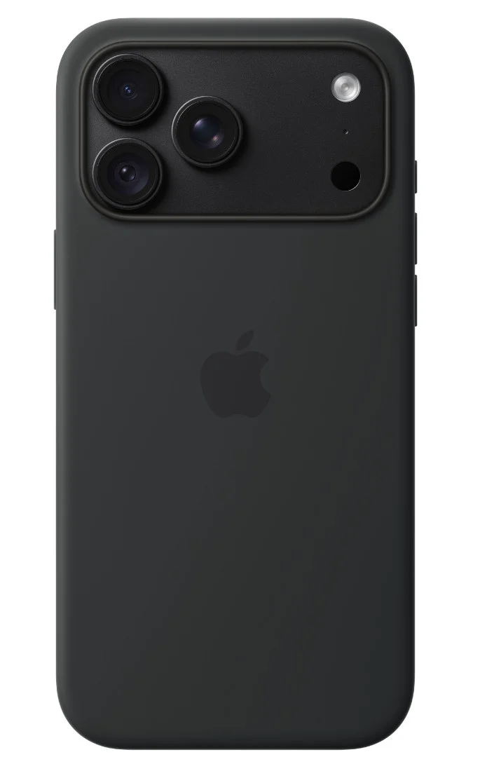 iPhone 18 Pro Max Silicone Case with MS - Black