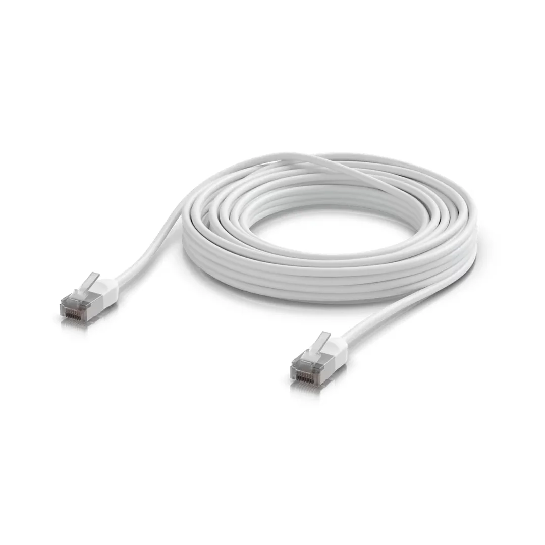 Ubiquiti UACC-Cable-Patch-Outdoor-C6A-8M-W, UniFi Premium Patch Cable Outdoor, 8m, bílá