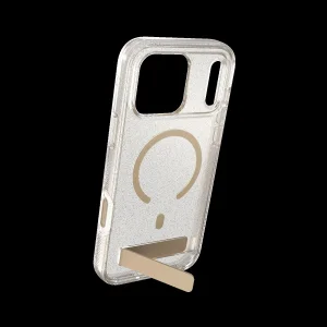 Case Milan Snap with Kickstand for Apple iPhone	18 Pro / 17 Pro - Glitter Gold - obrázek 2