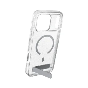 Case Milan Snap with Kickstand for Apple iPhone	18 Pro Max / 17 Pro Max - Glitter Silver - obrázek 4