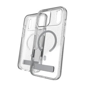 Case Milan Snap with Kickstand for Apple iPhone	18 Pro Max / 17 Pro Max - Glitter Silver