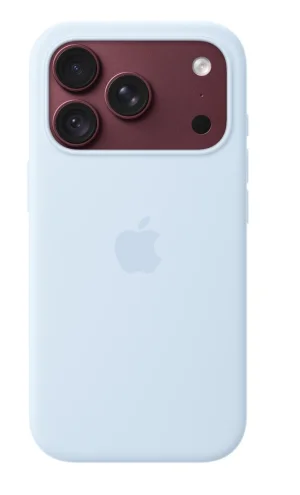 iPhone 18 Pro Silicone Case with MS - Crisp Blue - obrázek 2