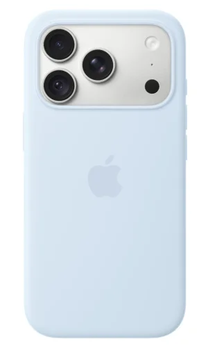 iPhone 18 Pro Silicone Case with MS - Crisp Blue - obrázek 3