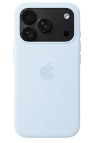 iPhone 18 Pro Silicone Case with MS - Crisp Blue - obrázek 4
