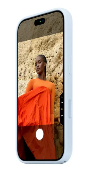 iPhone 18 Pro Silicone Case with MS - Crisp Blue - obrázek 5