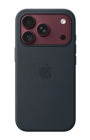 iPhone 18 Pro Silicone Case with MS - Navy Blue - obrázek 3
