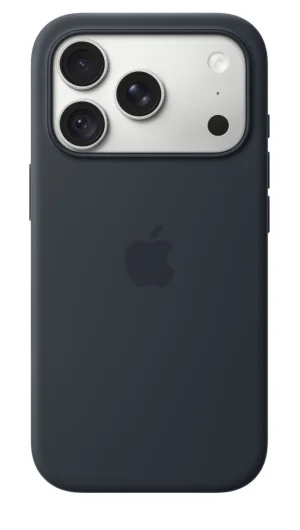 iPhone 18 Pro Silicone Case with MS - Navy Blue - obrázek 4