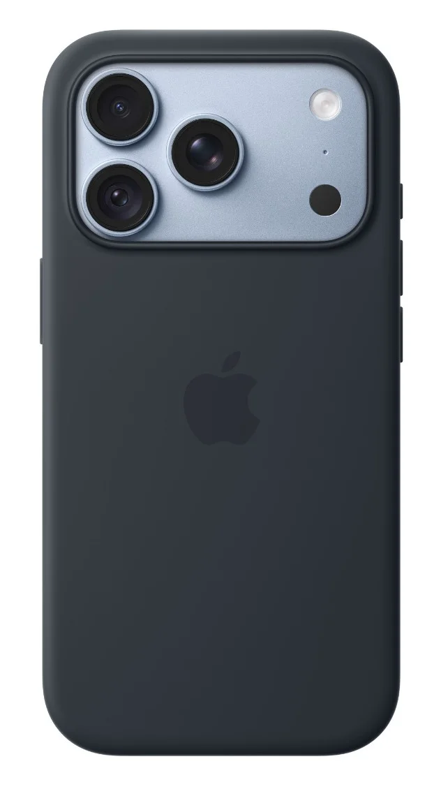 iPhone 18 Pro Silicone Case with MS - Navy Blue