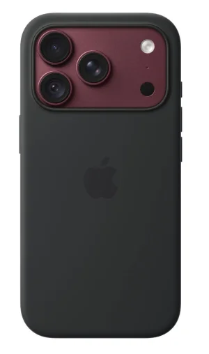 iPhone 18 Pro Silicone Case with MS - Black - obrázek 2