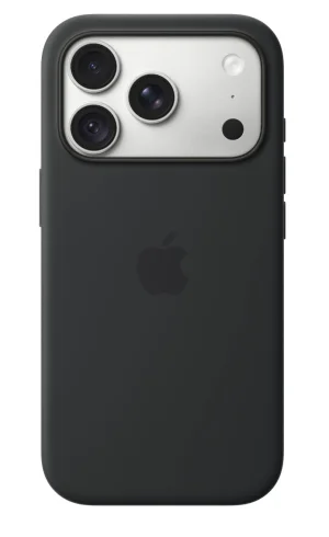 iPhone 18 Pro Silicone Case with MS - Black - obrázek 4