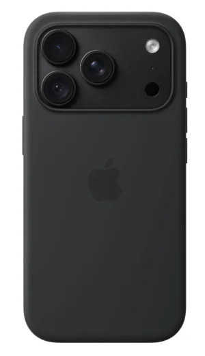 iPhone 18 Pro Silicone Case with MS - Black
