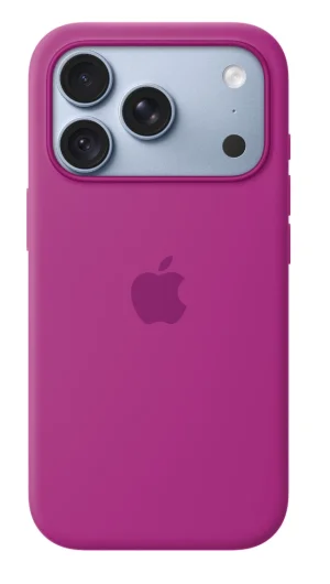 iPhone 18 Pro Silicone Case with MS - Magenta - obrázek 2