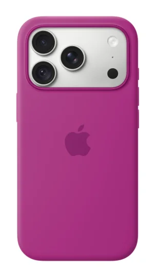 iPhone 18 Pro Silicone Case with MS - Magenta - obrázek 3