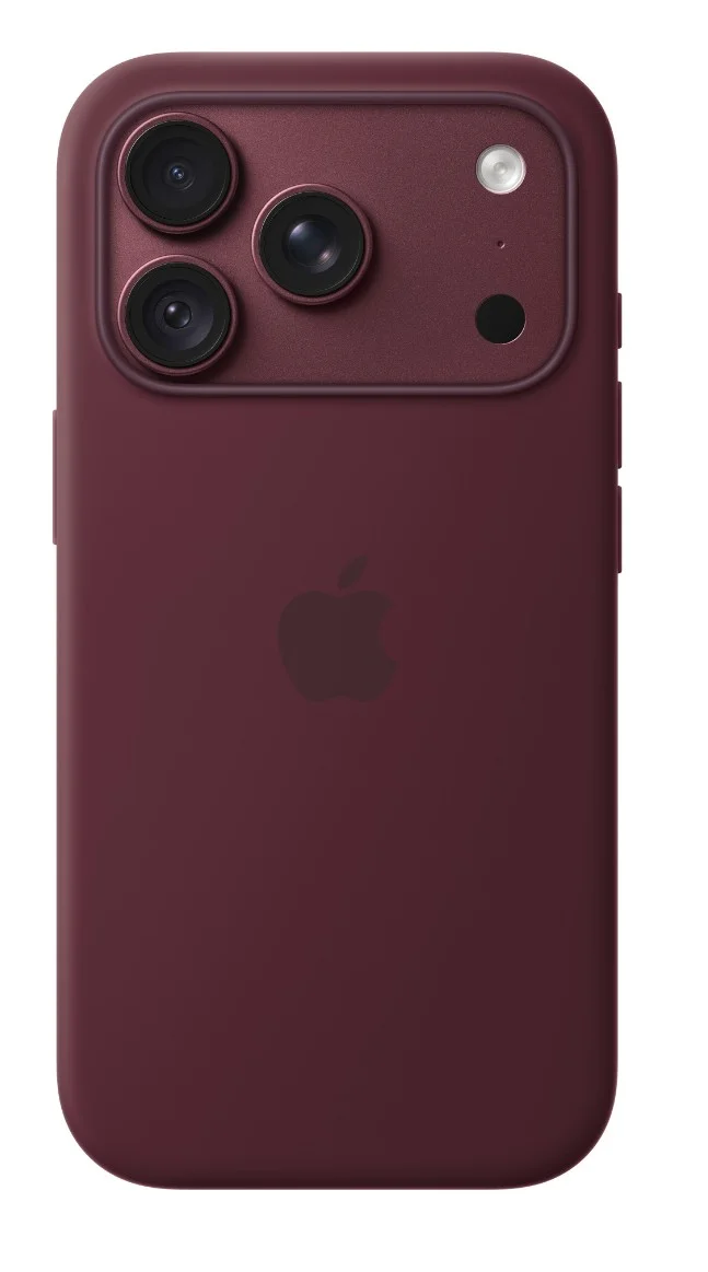iPhone 18 Pro Silicone Case with MS - Burgundy