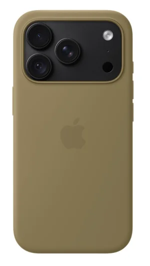 iPhone 18 Pro Silicone Case with MS - Olive - obrázek 4