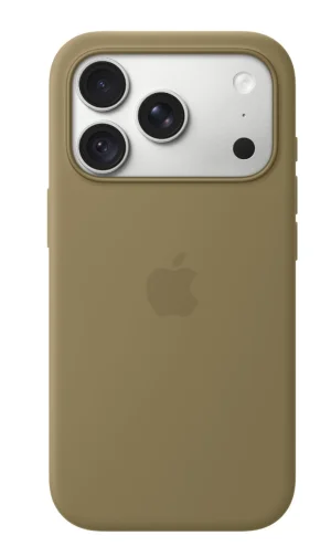 iPhone 18 Pro Silicone Case with MS - Olive