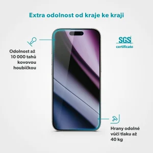 Epico Hero+ Glass 3D iPhone 17 Pro/18 Pro - obrázek 4