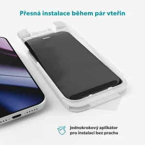 Epico Privacy AntiReflective Glass 3D iPhone 18 Pro - obrázek 7