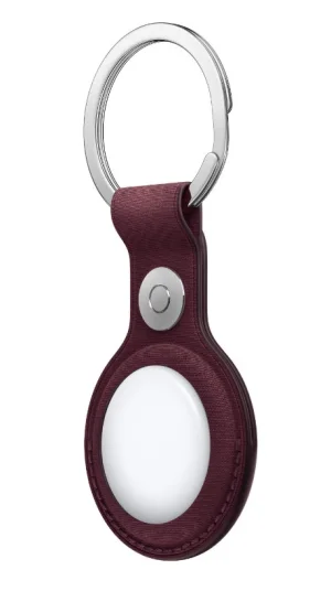 AirTag FineWoven Key Ring - Burgundy - obrázek 2