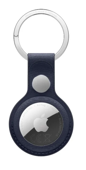 AirTag FineWoven Key Ring - Navy