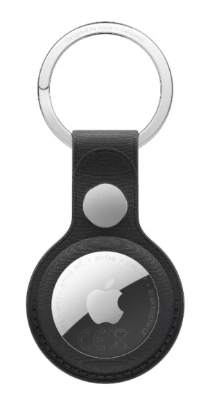 AirTag FineWoven Key Ring - Black